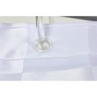 Штора для ванной комнаты Dama, 240 х 200 см, белая - Фото 6