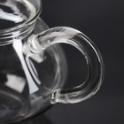 Чайник стеклянный заварочный с металлическим ситом «Дамбо», 100 мл - Фото 4