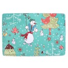 Коврик 40х60 см "Новый год снеговик" - Фото 1