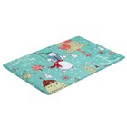 Коврик 40х60 см "Новый год снеговик" - Фото 4