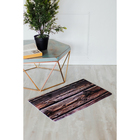 Коврик для ванной «Деревянная доска», 45×75 см - Фото 1