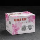 Чайник стеклянный заварочный с металлическим ситом «Валенсия с розой», 250 мл - Фото 4