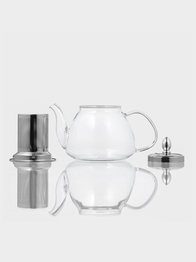 Заварочный чайник Magistro «Жак», 700 мл, металлическое сито, стекло, прозрачный