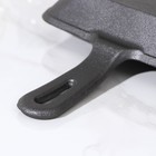 Сковорода-гриль «Квадрат. Гриль», 19×19×3 см, чугун, индукция, серая - Фото 5