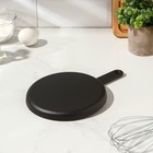 Сковорода блинная «Круг», d=18 см, чугун, индукция, чёрная - Фото 2