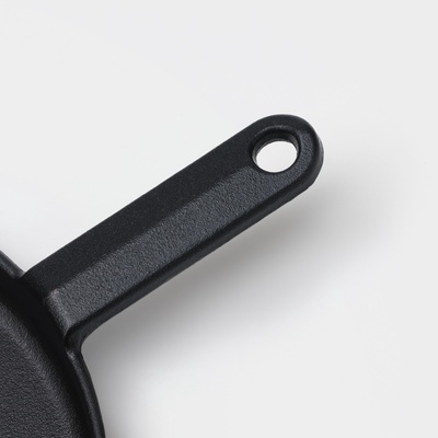 Сковорода блинная «Круг», d=24 см, индукция, чугун, чёрная