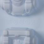 Форма для выпечки Доляна «Гонки», силикон, 29.5×27 см, 6 ячеек (11.5×6.5 см), голубая - Фото 6