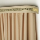 Карниз трёхрядный «Ультракомпакт. Грация золото», 180 см, с декоративной планкой 7 см, кото - Фото 1