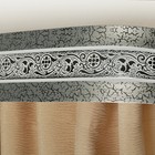Карниз трёхрядный «Ультракомпакт. Грация серебро», 160 см, с декоративной планкой 7 см, элегант - Фото 2