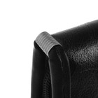 Папка деловая Calligrata «Люкс» искусственная кожа, для бумаг, для офиса, 360×260×30 мм, 6Д041, чёрная - Фото 5