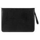 Папка деловая Calligrata «Люкс» искусственная кожа, для бумаг, для офиса, 360×260×30 мм, 6Д041, чёрная - Фото 7