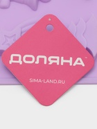 Форма для конфет и шоколада новогодняя Доляна «Ёлочки - иголочки», силикон, 30×17.3×1.3 см, 15 ячеек, сиреневая 3624962 - фото 319825260