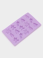 Форма для конфет и шоколада новогодняя Доляна «Ёлочки - иголочки», силикон, 30×17.3×1.3 см, 15 ячеек, сиреневая - Фото 4