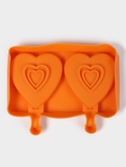 Форма для мороженого «Сердечко», силикон, 19.5×14×2.5 см, 2 ячейки (8.4×9 см), МИКС - Фото 4