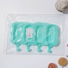 Форма для мороженого «Эскимо классика», силикон, 25,8×14,6×2,6 см, 4 ячейки, цвет МИКС - Фото 4