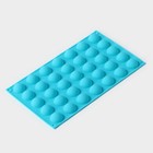 Форма для выпечки Доляна «Полусферы», силикон, 30×17.5 см, 35 ячеек (d=2.5), МИКС - Фото 9