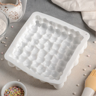 Форма для муссовых десертов и выпечки Доляна «Пузыри», силикон, 18,5×4,5 см, цвет белый - фото 4252180