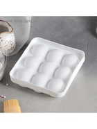 Форма для муссовых десертов и выпечки Доляна «Сладкие шарики», силикон, 14.8×4.1 см (внутренний размер 12.5×12.5 см), белая - Фото 10