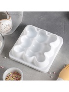 Форма для муссовых десертов и выпечки Доляна «Сладкие шарики», силикон, 14.8×4.1 см (внутренний размер 12.5×12.5 см), белая - Фото 9