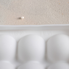 Форма для муссовых десертов и выпечки Доляна «Сладкие шарики», силикон, 14,8×4,1 см (внутренний размер 12,5×12,5 см), цвет белый - фото 4252185