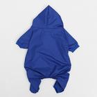 Комбинезон дляживотных, без подклада, 2XL (ДС 34-36, ОШ 34-36, ОГ 44-48 см), синий - Фото 8