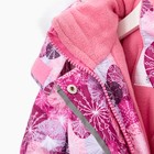 Комплект зимний для девочки (куртка,п/комбинезон) "Снег", рост 110 см, цвет розовый - Фото 6