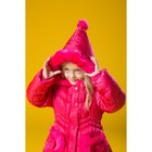 Куртка для девочки "Меховые кармашки", рост 110-116 см, цвет розовый - Фото 2