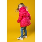 Куртка для девочки «Меховые кармашки», рост 116–122 см, цвет розовый - Фото 3