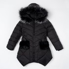 Куртка для девочки "Милашка", рост 134-140 см, цвет чёрный - Фото 5