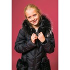 Куртка для девочки "Милашка", рост 134-140 см, цвет чёрный - Фото 4