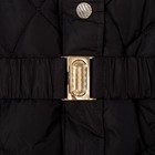Куртка удлиненная для девочки "Золотые пуговки", рост 116-122 см, цвет чёрный - Фото 7