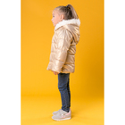 Куртка для девочки "Золото", рост 92-98 см, цвет золотой - Фото 3