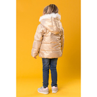 Куртка для девочки "Золото", рост 92-98 см, цвет золотой - Фото 4
