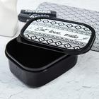 Ланч - бокс прямоугольный «Ешь, люби улыбайся», 500 мл - Фото 2