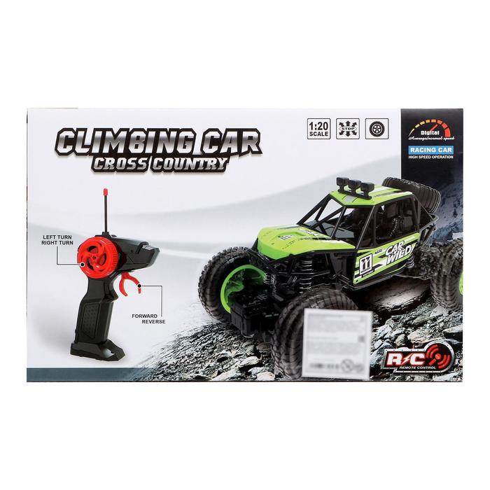 Джип радиоуправляемый «Кросс», работает от батареек, цвет синий 44039