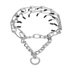 Ошейник - полуудавка строгий с защитными колпачками, 4 мм × 60 см - Фото 2