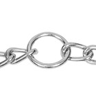 Ошейник - полуудавка строгий с защитными колпачками, 4 мм × 60 см - Фото 4