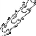 Ошейник строгий с металлическим фастексом и защитными колпачками, 63 см, толщина проволоки 4 - Фото 5