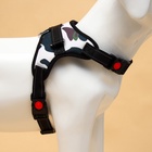 Шлейка К7, размер L, ОГ 64-86 см, вес 18- 27.5 кг, мягкая, светоотражающая, хаки - Фото 5