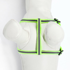 Комплект со светоотражающей лентой, ошейник 120×1 см, ОГ 26-40 см, зеленый - Фото 8