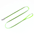 Комплект со светоотражающей лентой, ошейник 120×1 см, ОГ 26-40 см, зеленый - Фото 9