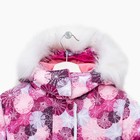 Комплект зимний для девочки (куртка,п/комбинезон) "Снег", рост 104 см, цвет розовый - Фото 3