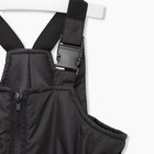 Полукомбинезон зимний детский, рост 128 см, цвет чёрный - Фото 5