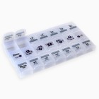 Таблетница - органайзер «Гжель», 21 секция - Фото 5