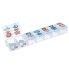 Таблетница «Для малыша», 7 секций, русские буквы, 15.5×3.4 см - Фото 2