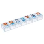 Таблетница «Для малыша», 7 секций, русские буквы, 15.5×3.4 см - Фото 4