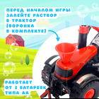 Трактор «Фермер», с мыльными пузырями, работает от батареек, свет и звук - фото 8411223