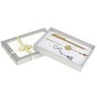 Набор подарочный "Золотой цветок" 3в1: ручка, браслет, подвеска - Фото 1