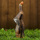 Сувенир «Слоник счастье», 10×5×30 см, дерево - фото 58077114