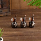 Набор сувенирный «Слоники», 3 шт., 14×4.5×12 см - Фото 1